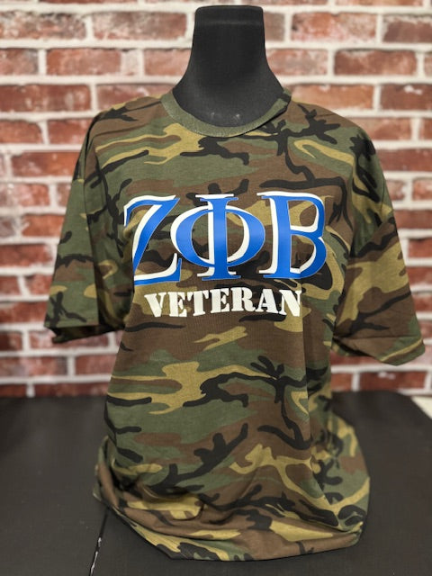 Camo ZETA Veteran Shirt
