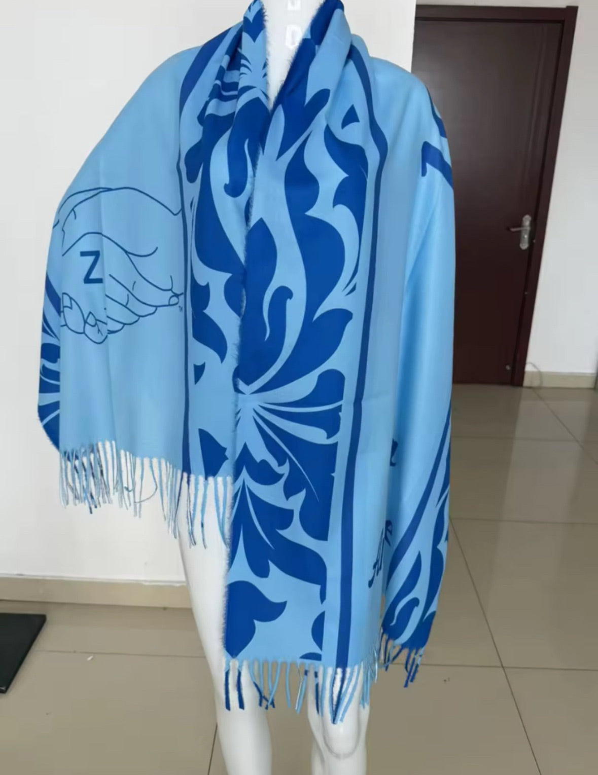 The Amicae Floral Heritage Shawl-thumbmail-1