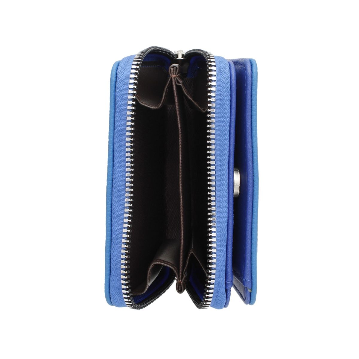 Zeta Phi Beta Sorority Blue Tassel Keychain Zipper Wallet (view 8)