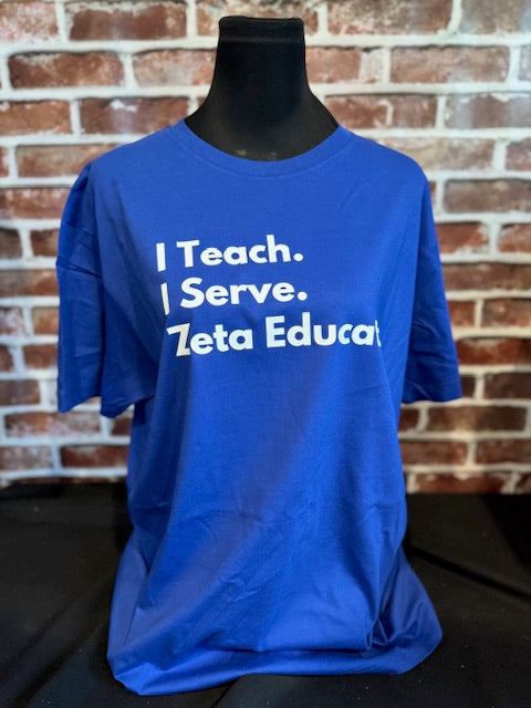 Zeta Educator T- Shirt Pre-Order
