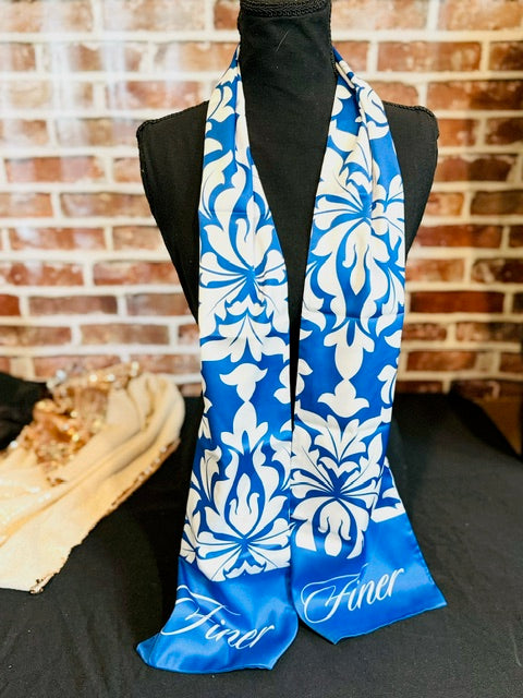 Zeta Phi Beta Finer Womanhood Scarf