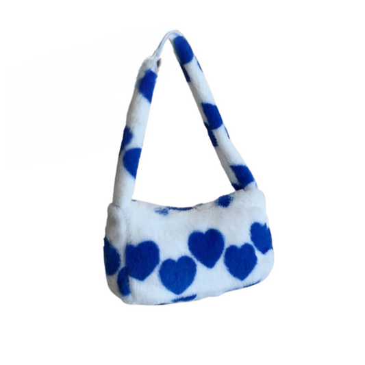 Blue Heart Small Bag