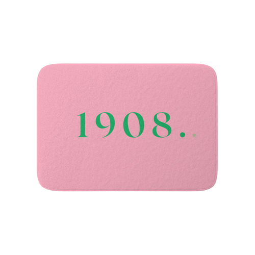 1908 Pink Bath Mat