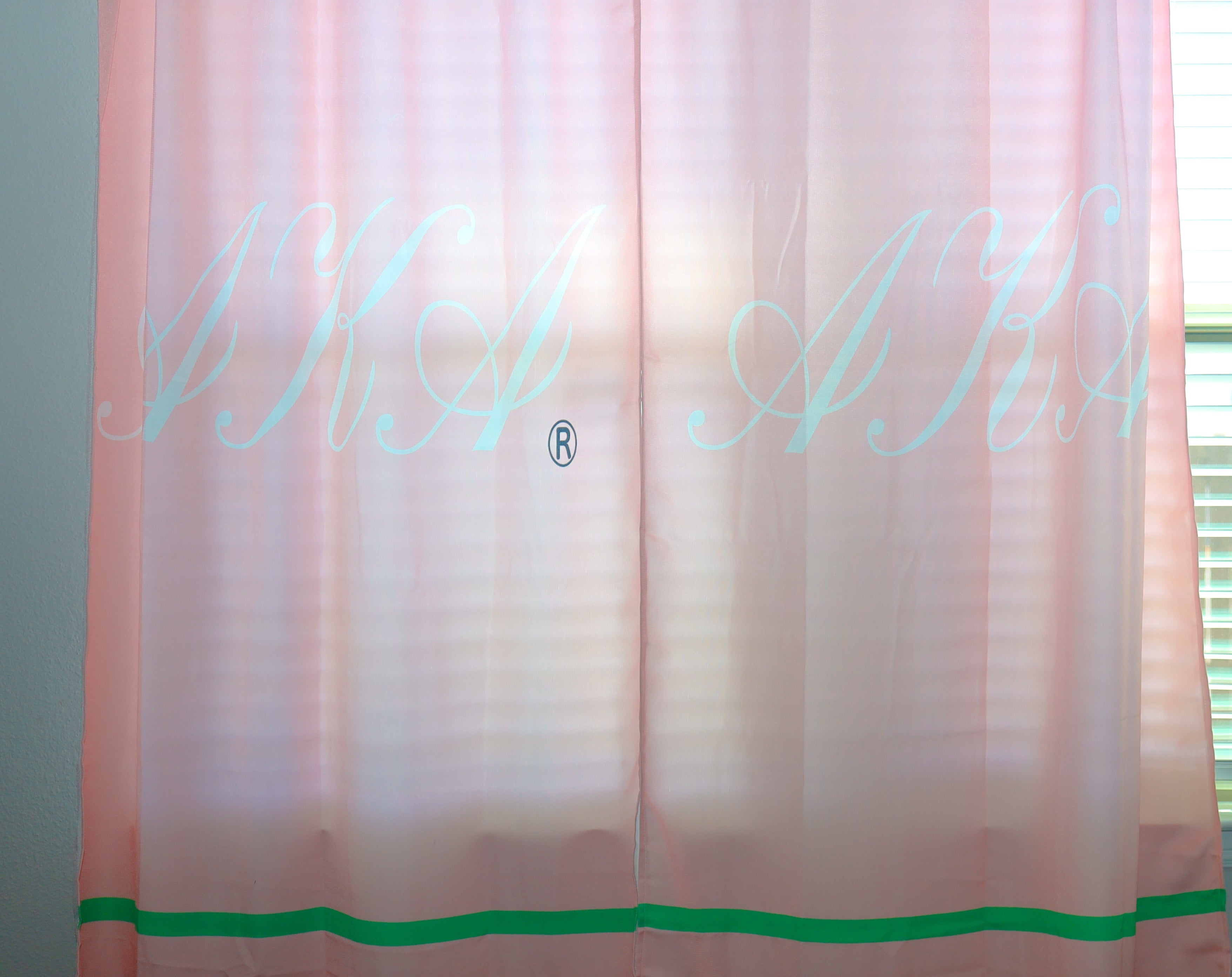 Draped in Pink Curtains