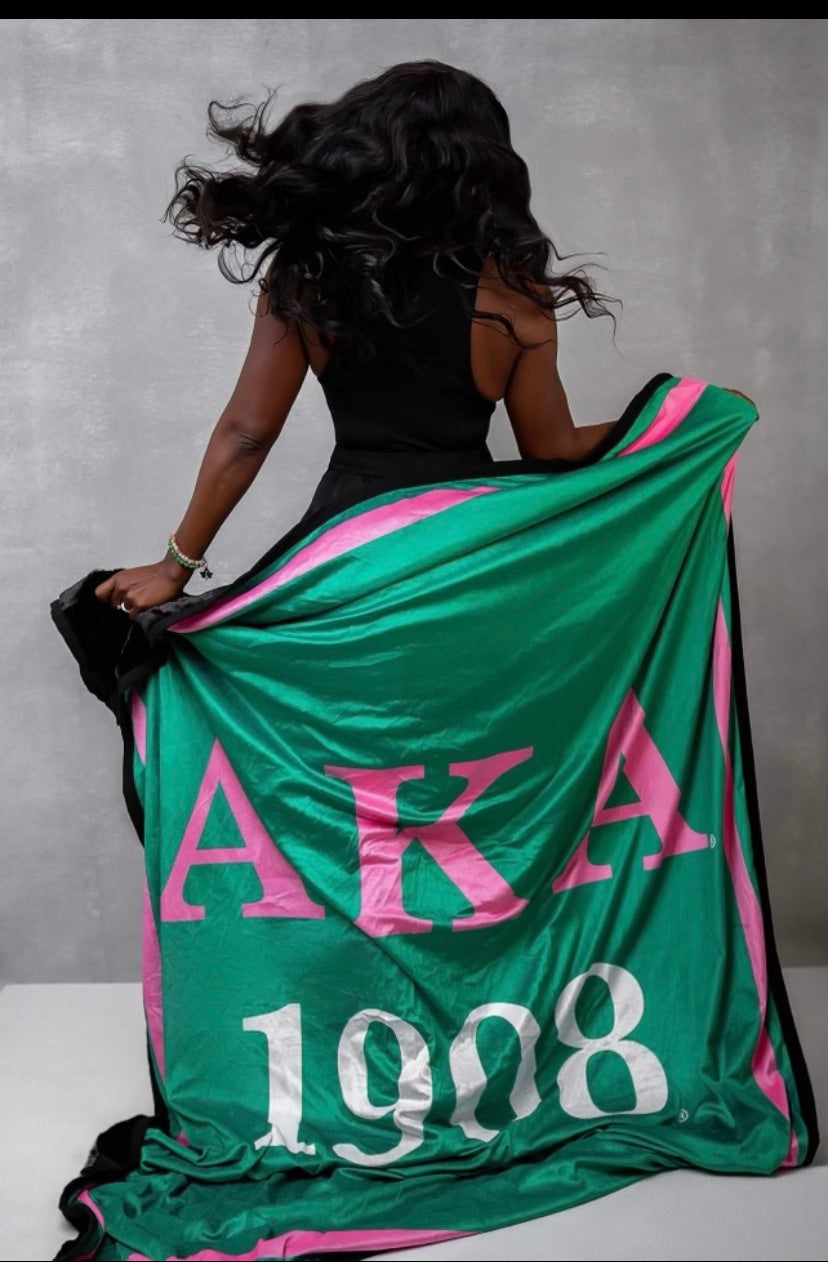 Aka sorority blankets best sale