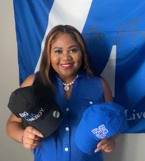 Zeta Phi Beta Big Zeta Energy HAT (view 3)