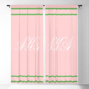 Draped in Pink Curtains