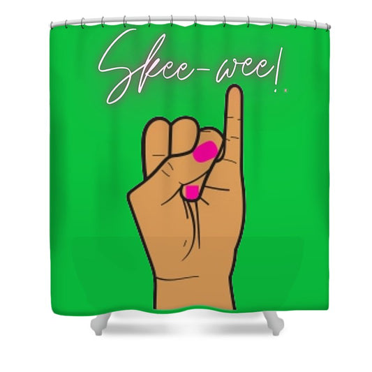Pinkies Up Shower Curtain