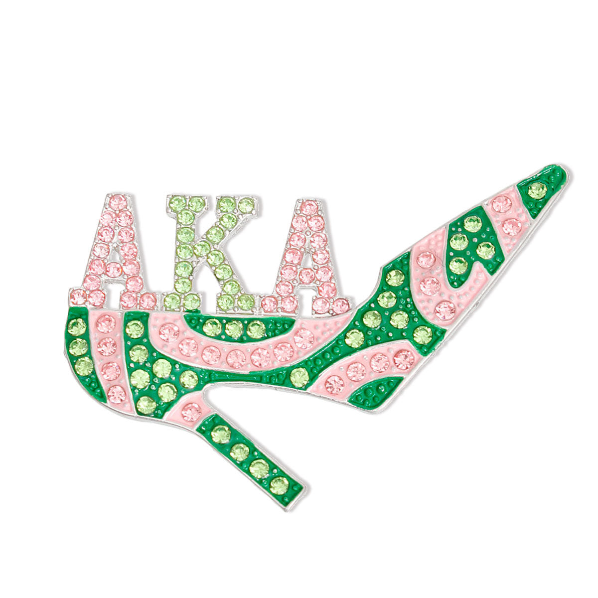 Brooch Alpha Kappa Sorority Heel Pin for Women