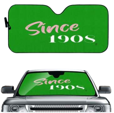 08 Green Car Visor