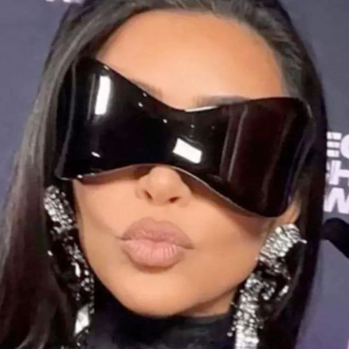 Sunglasses Mask Wrap Silver Eyewear for Women