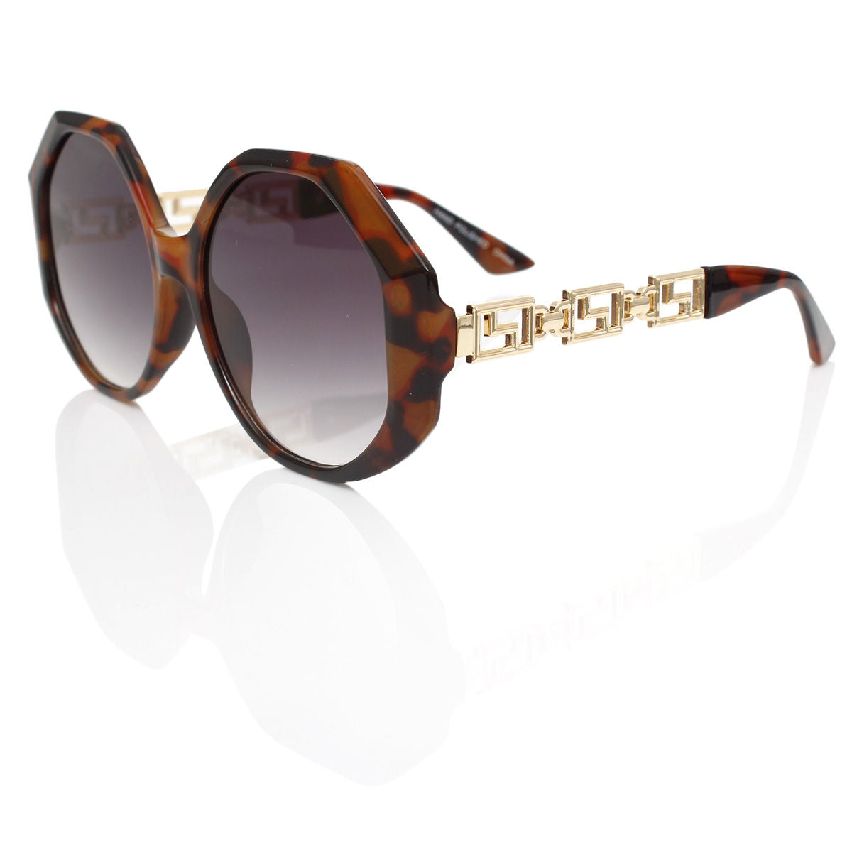 Sunglasses Square Marbled Greca Eyewear for Women