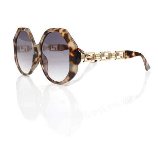 Sunglasses Square Tortoiseshell Greca Eyewear for Women